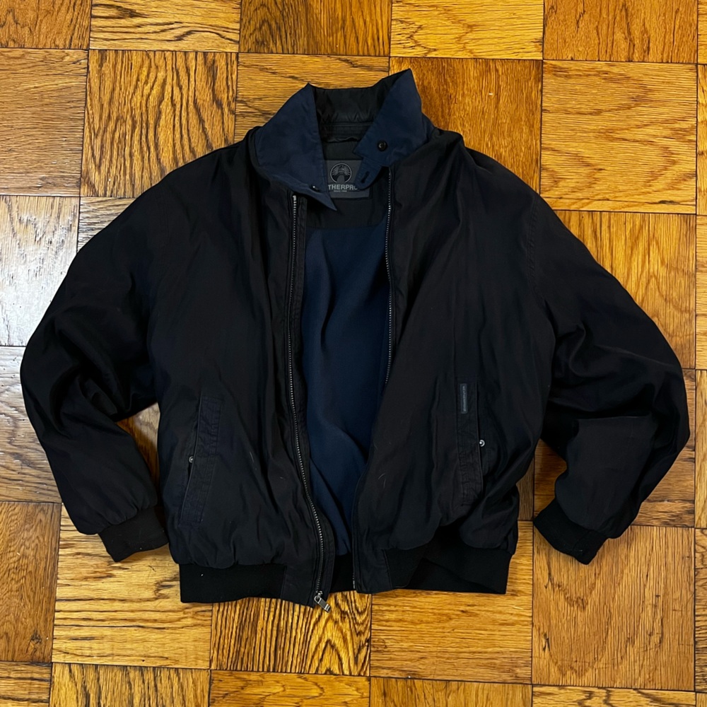 Weatherproof Men's Black Bomber Jacket